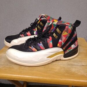 Air Jordan‎ 12 Retro CNY Chinese New Year Mens 12 Shoes 2019 Black CI2977-006
